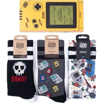 Dámské ponožky PONOŽKY AMERICAN SOCKS Gamer Box - Giftb - černá - S/M + při osobním odběru 1 101 Kč