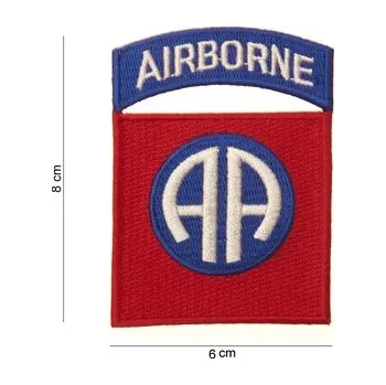 Nášivka Nášivka textilní 101 Inc Airborne 82. divize - barevná