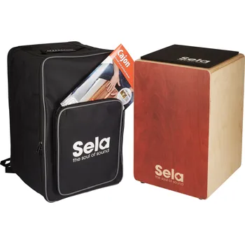 Sela Primera Red Bundle Red Dřevěný cajon