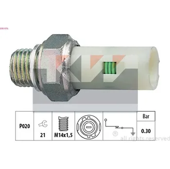 Olejový tlakový spínač KW 500 076