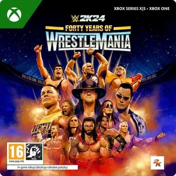 Hra pro Xbox One WWE 2K24 - 40 Years of Wrestlemania Edition (Xbox Series/Xbox One)