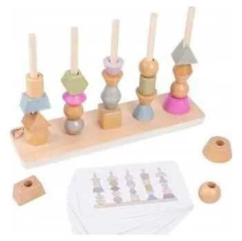 Dřevěná hračka Układanka drewniana Montessori