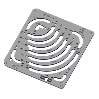 Dribex truhlářská šablona IR pro zaoblení vnitřních rohů