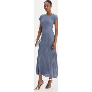 Dámské šaty Marella Úpletové šaty Draghi 2613321041 Světle modrá Regular Fit XS