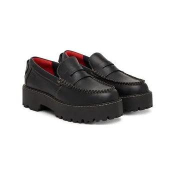 Pánská obuv Loafersy Tommy Jeans Archive '01 Loafer Leather EN0EN03005 Černá 39