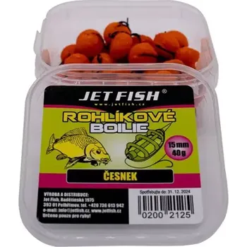 Boilies Jet Fish Boilies rohlíkové 40g Česnek (200212)