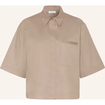 Dámská halenka Peserico Dámská Košile S Ozdobnými Kameny, černošedá, 36