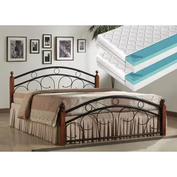 Postel VerDesign Postel PARIS 180x200 cm + 2ks matrace FUTURE 90 cm