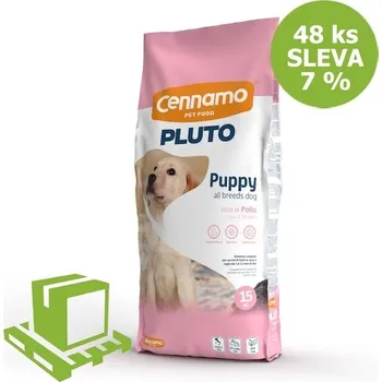 Krmivo pro psa PLUTO Dog Puppy 15 kg (paleta 48 ks) SLEVA 7 %