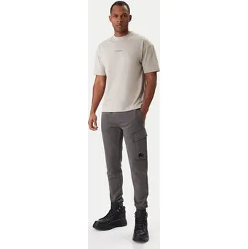 Pánské kalhoty C.P. Company Teplákové kalhoty 20CMSP067A110044R Šedá Slim Fit XXL