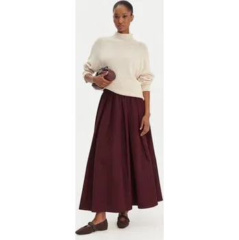 Dámská sukně Weekend Max Mara Trapézová sukně Curvato 2615101051 Bordó Regular Fit 36