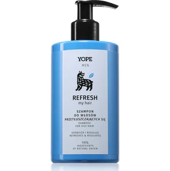 Šampon Yope Men Refresh My Hair šampon na mastné vlasy pro muže 300 ml