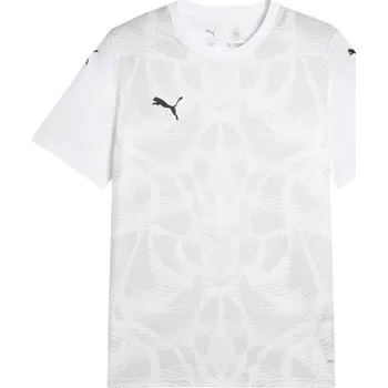 Pánský fotbalový dres Puma TEAMULTIMATE JERSEY 3XL Bílá, Šedá, Černá