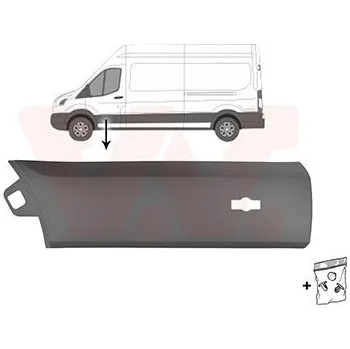 Lišta karosérie Ozdobná / ochranná lišta, dveře VAN WEZEL 1991423