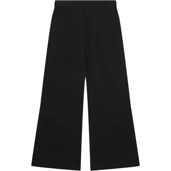 Dámské kalhoty Calvin Klein Jeans Kalhoty z materiálu Logo Tape IG0IG03091 Černá Wide Leg 10Y