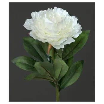 umělá květina Pivoňka bílá 63 cm 42732-05