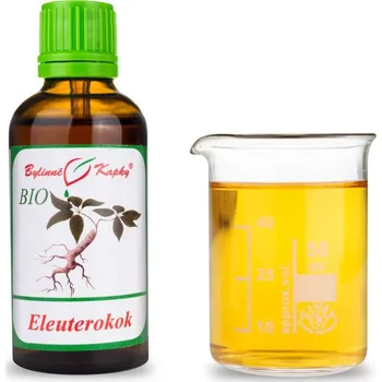 Doplněk stravy Bylinné kapky s.r.o. Eleuterokok BIO - bylinné kapky (tinktura) 50 ml