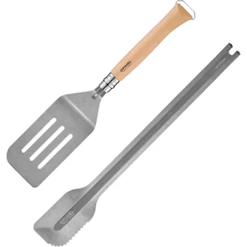 Opinel Barbecue súprava (N°13 + kliešte + špachtla), závesné balenie 002731
