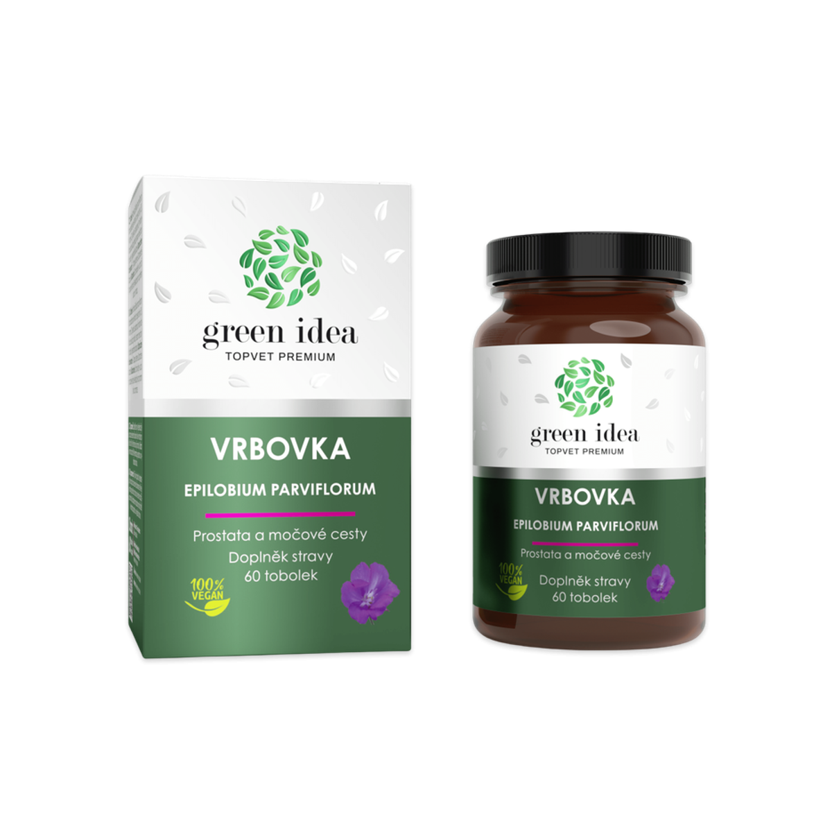 Green idea Vrbovka bylinný extrakt - tobolky 60 ks