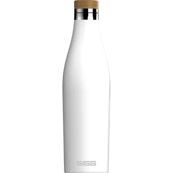 Láhev Sigg Meridian dvoustinná nerezová láhev na vodu 500 ml, white, 8999.10