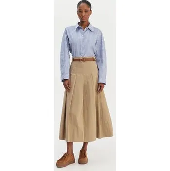 Dámská sukně Weekend Max Mara Trapézová sukně Orme 2615101111 Béžová Regular Fit 48