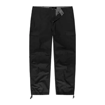 Pánské kalhoty Kalhoty Vintage Industries Bruce - černé, XXL