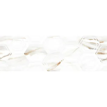 Obklad Keros Artist Hexa mate 30x90x10,7mm dekor