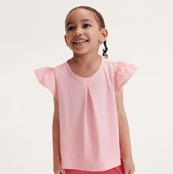 Dívčí oblečení Reserved - Volánová halenka - růžová - 2795N-30X - 2795N-30X-92