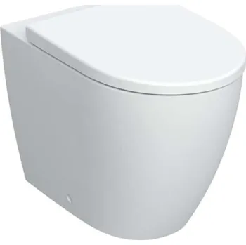 Klozet Geberit iCon - Stojící WC se sedátkem SoftClose, vodorovný odpad, Rimfree, bílá 502.383.JT.1
