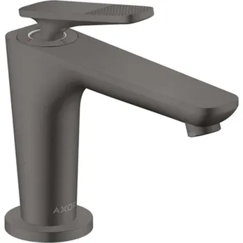 Vodovodní baterie Axor Citterio C - Umyvadlová baterie s výpustí, EcoSmart, CoolStart, kartáčovaný černý chrom 49021340