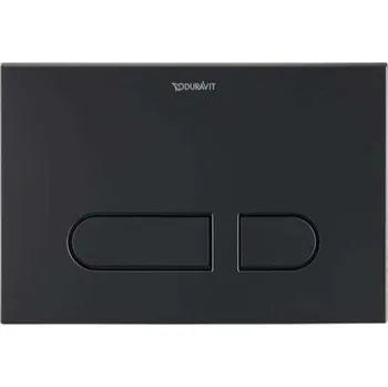 Splachovací tlačítko Duravit DuraSystem - Ovládání splachování, matná černá WD5001031000