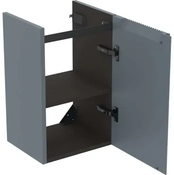 Nábytek Ideal Standard Finesse - Skříňka pod umývátko, 35x31x55 cm, 1 dvířka, panty vpravo, Ribbed Matt ashblue E3403UQ