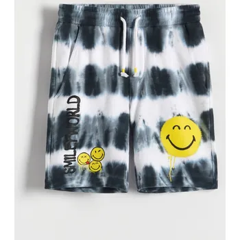 Chlapecké kalhoty Reserved - Kraťasy SmileyWorld® - černý - 2834S-99X - 2834S-99X-146