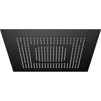 Sprchová hlavice Steinberg 390 - Hlavová sprcha, 60x60 cm, 2 proudy, matná černá 390 6612 S