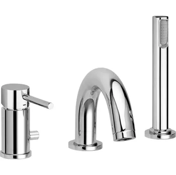 Vodovodní baterie Paffoni Stick - Baterie na okraj vany, 3-otvorová instalace, chrom SK040LCR