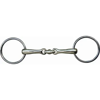 Udidlo pro koně Udidlo stihlo HKM dvakrát lomené 155mm/18mm