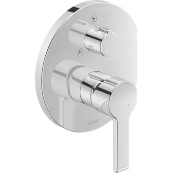 Vodovodní baterie Duravit B.2 - Sprchová baterie pod omítku, pro 2 spotřebiče, chrom B24210012010