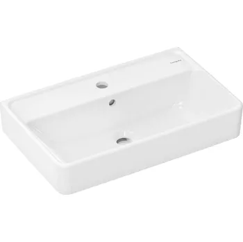 Umyvadlo Hansgrohe Xanuia Q - Umyvadlo 60x37 cm, s přepadem, otvor pro baterii, bílá 60213450