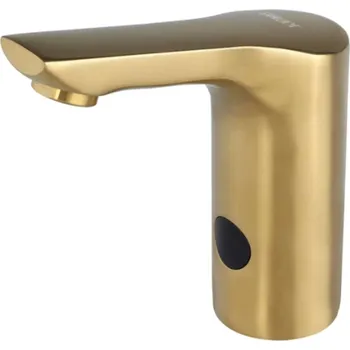 Sanela - Elektronický umyvadlový ventil, bateriové napájení, matná zlatá SLU 62GXB