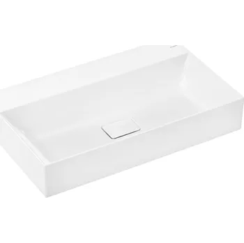 Umyvadlo Hansgrohe Xevolos E - Umyvadlo 80x48 cm, bez přepadu, bez otvoru pro baterii, SmartClean, bílá 61099450