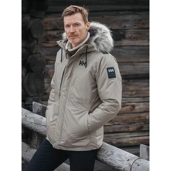 Pánský zimní kabát HELLY HANSEN COASTAL 3.0 PARKA Hnědá velikost XL
