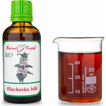 Doplněk stravy Bylinné kapky s.r.o. Hluchavka bílá květ BIO - bylinné kapky (tinktura) 50 ml