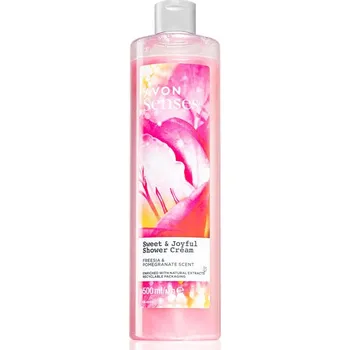 Koupelový olej Avon Senses Sweet & Joyful hydratační sprchový gel 500 ml