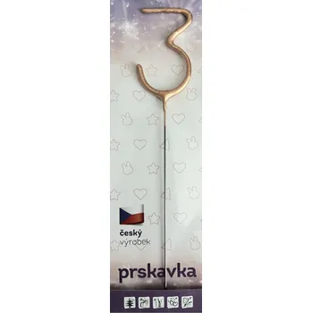 Prskavka Drutep Prskavka Číslo 3, Rosegold, zlato-růžová