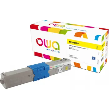 Počítač OWA Armor toner kompatibilní s OKI 46508709, 3000st, žlutá/yellow K18489OW