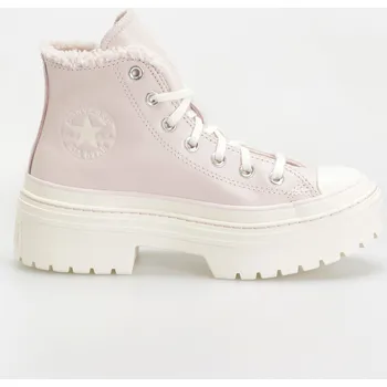Dámská běžecká obuv Converse Chuck Taylor All Star Lugged Heel Sherpa (blush hush/egret/egret) 37, růžová