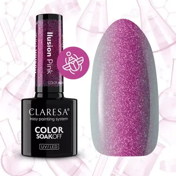 Lak na nehty Gel lak CLARESA® ILUSION PINK, 5g