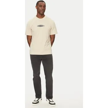 Pánská móda Jack & Jones T-Shirt Pacer 12273880 Béžová Relaxed Fit L