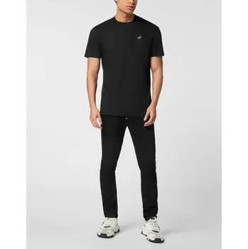 Pánské oblečení PHILIPP PLEIN T-Shirt 26249 Černá Regular Fit XS