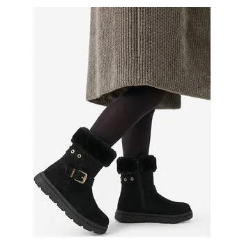 Dámské kozačky Polokozačky DeeZee CEO-CM241202-14 Černá 34